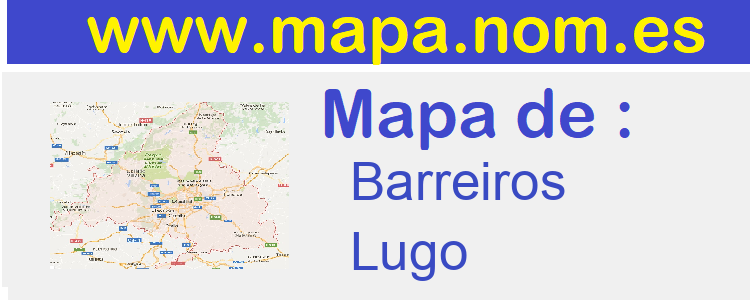mapa de  Barreiros