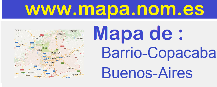 mapa de  Barrio-Copacabana