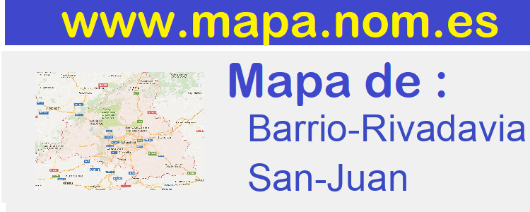 mapa de  Barrio-Rivadavia