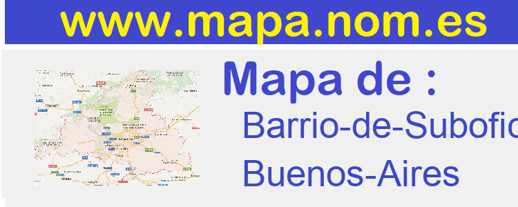 mapa de  Barrio-de-Suboficiales
