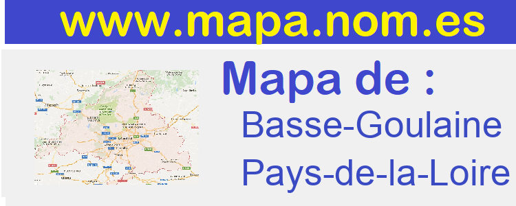 mapa de  Basse-Goulaine