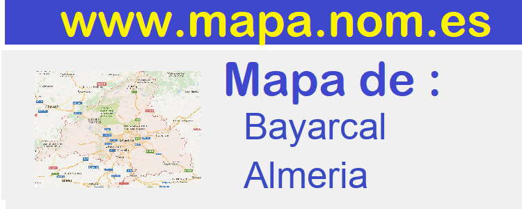 mapa de  Bayarcal