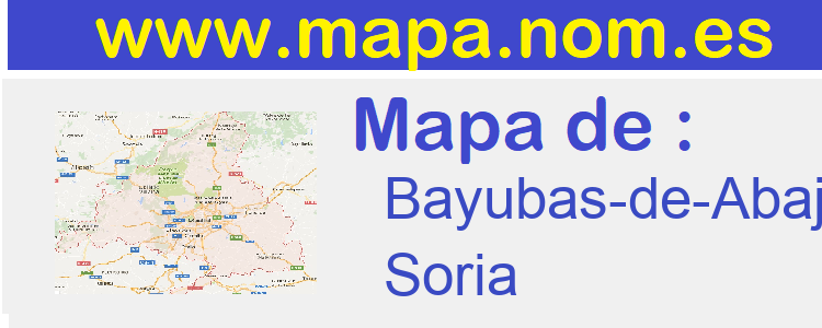 mapa de  Bayubas-de-Abajo