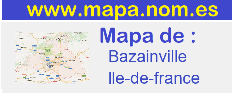 mapa de  Bazainville