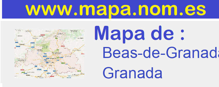 mapa de  Beas-de-Granada