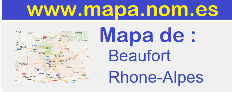 mapa de  Beaufort