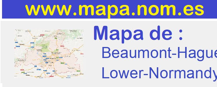 mapa de  Beaumont-Hague