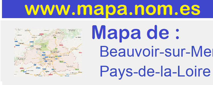 mapa de  Beauvoir-sur-Mer