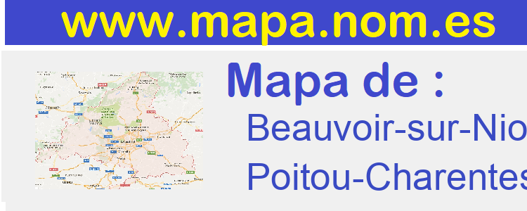 mapa de  Beauvoir-sur-Niort