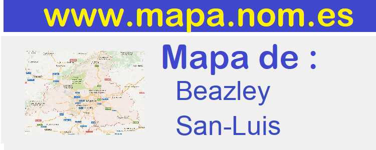 mapa de  Beazley