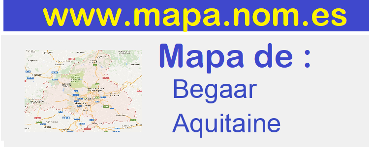 mapa de  Begaar