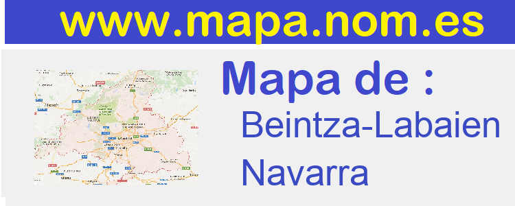mapa de  Beintza-Labaien