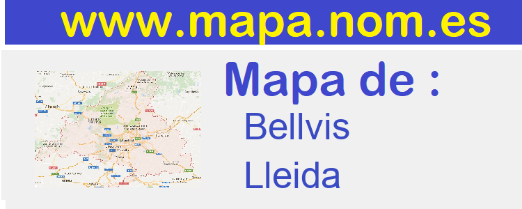 mapa de  Bellvis
