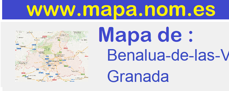 mapa de  Benalua-de-las-Villas