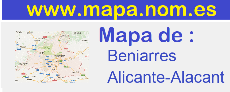 mapa de  Beniarres