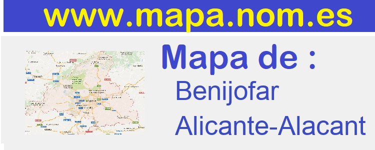mapa de  Benijofar