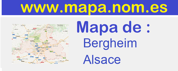 mapa de  Bergheim