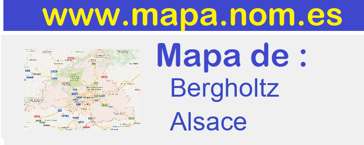 mapa de  Bergholtz