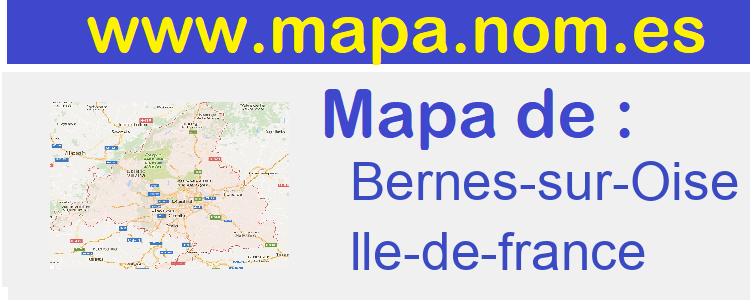 mapa de  Bernes-sur-Oise