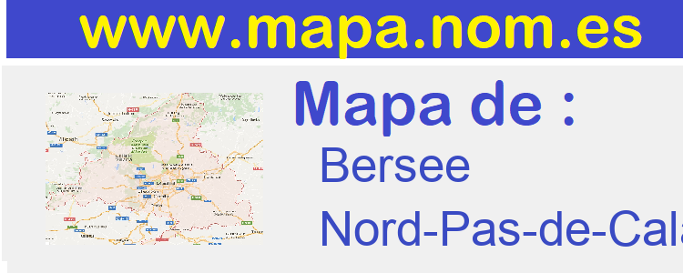 mapa de  Bersee