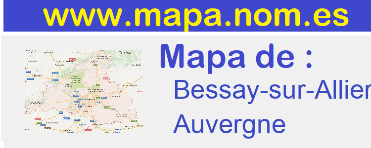 mapa de  Bessay-sur-Allier
