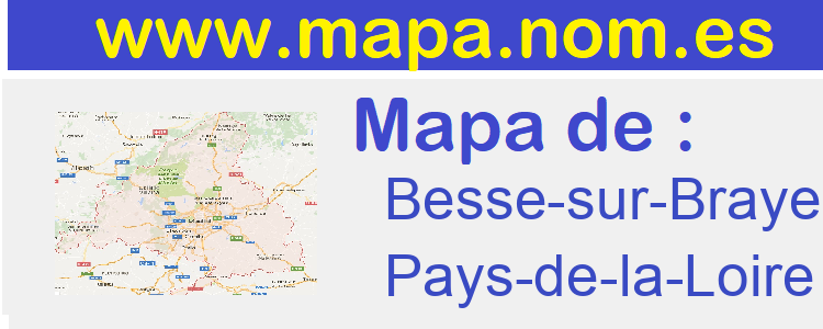 mapa de  Besse-sur-Braye