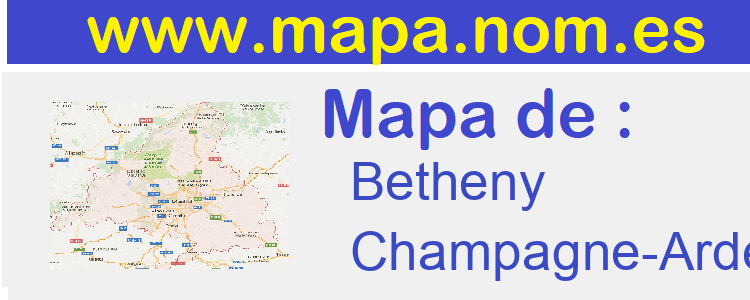 mapa de  Betheny