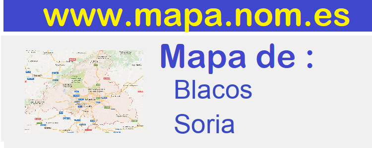 mapa de  Blacos