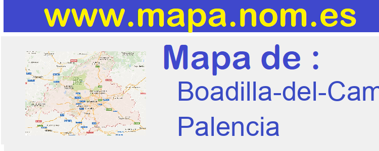 mapa de  Boadilla-del-Camino