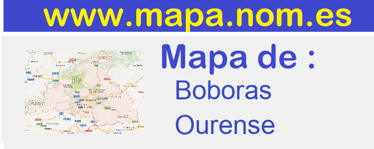 mapa de  Boboras