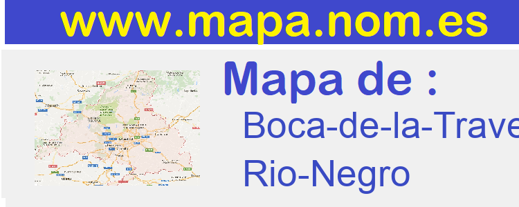 mapa de  Boca-de-la-Travesia