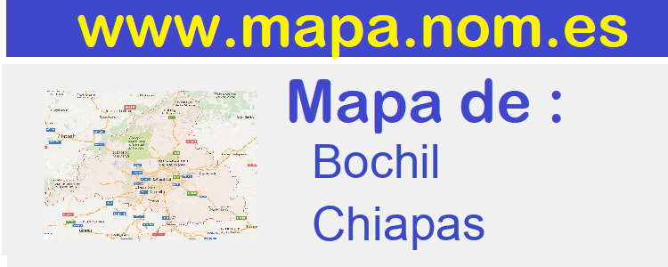 mapa de  Bochil