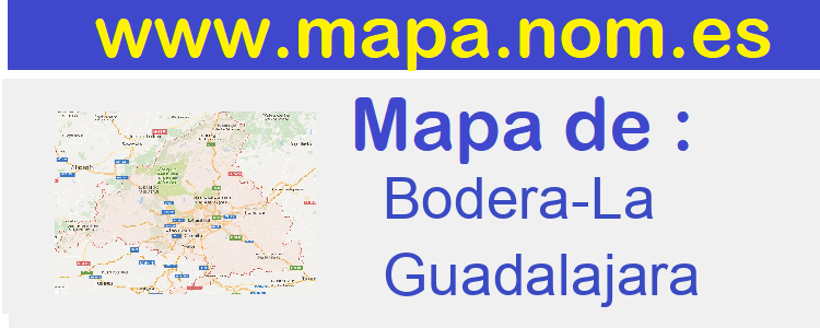 mapa de  Bodera-La