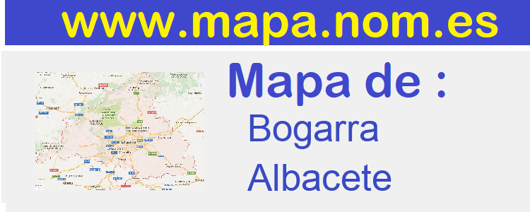 mapa de  Bogarra