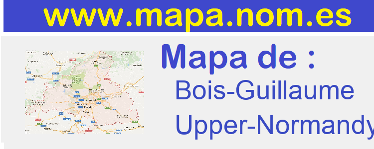 mapa de  Bois-Guillaume