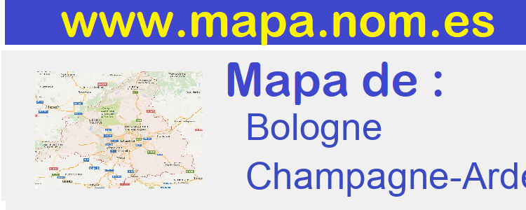 mapa de  Bologne