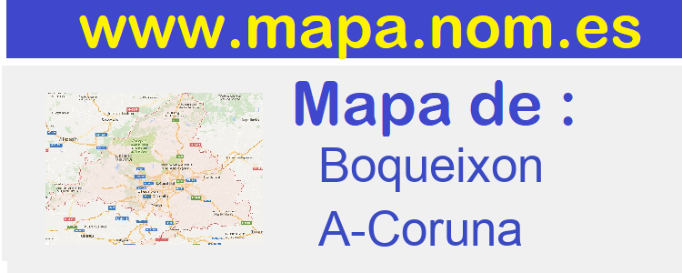 mapa de  Boqueixon