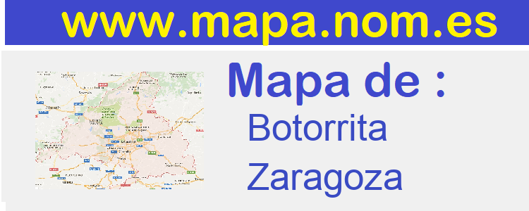 mapa de  Botorrita