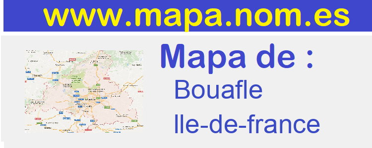 mapa de  Bouafle