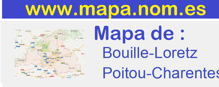 mapa de  Bouille-Loretz