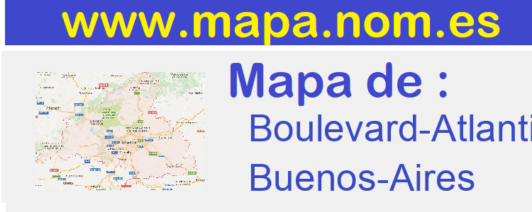 mapa de  Boulevard-Atlantico