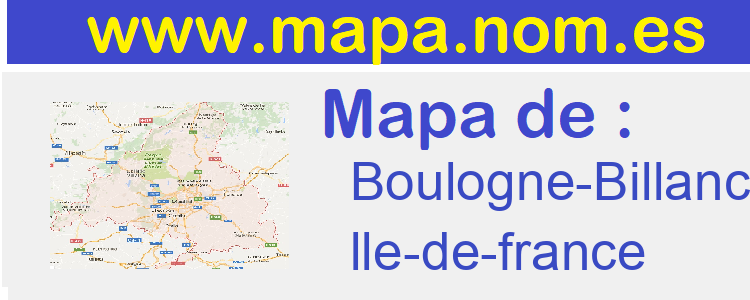mapa de  Boulogne-Billancourt