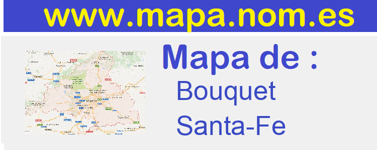 mapa de  Bouquet