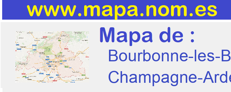 mapa de  Bourbonne-les-Bains