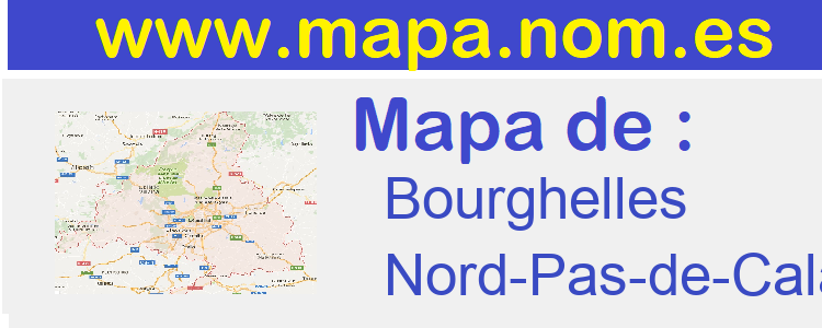 mapa de  Bourghelles