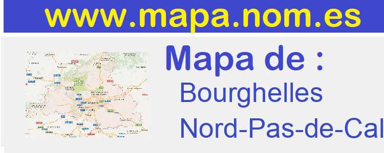 mapa de  Bourghelles