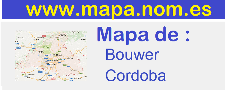 mapa de  Bouwer