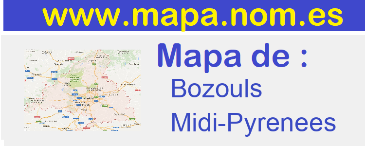 mapa de  Bozouls