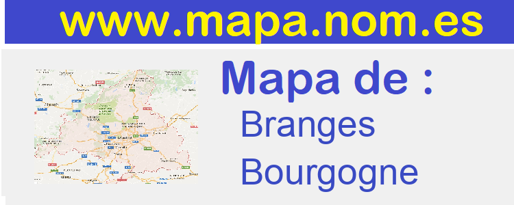 mapa de  Branges