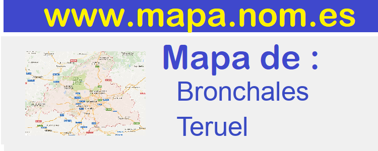 mapa de  Bronchales